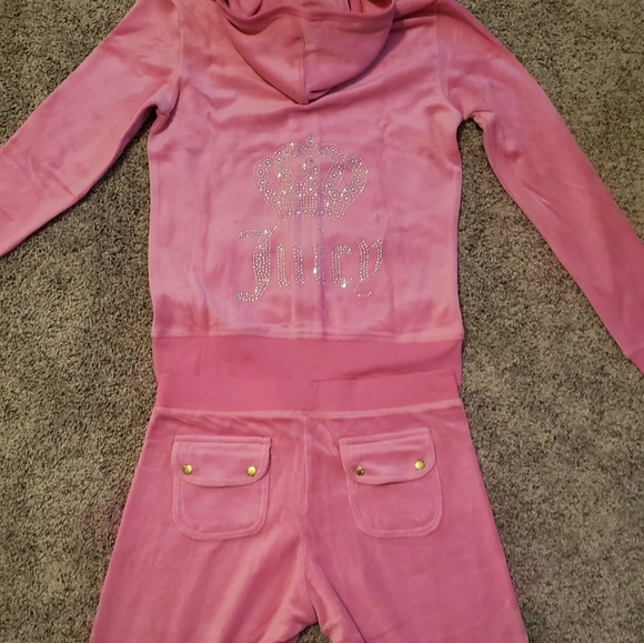 Juicy Couture Bling logo Velour tracksuit - Picture 5 of 11